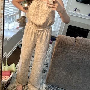 Leopard Jumpsuit from LOFT
